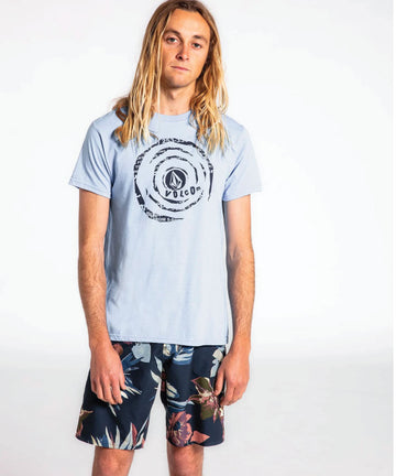 Volcom Mod Marble Floral 19" Boardshorts - Navy